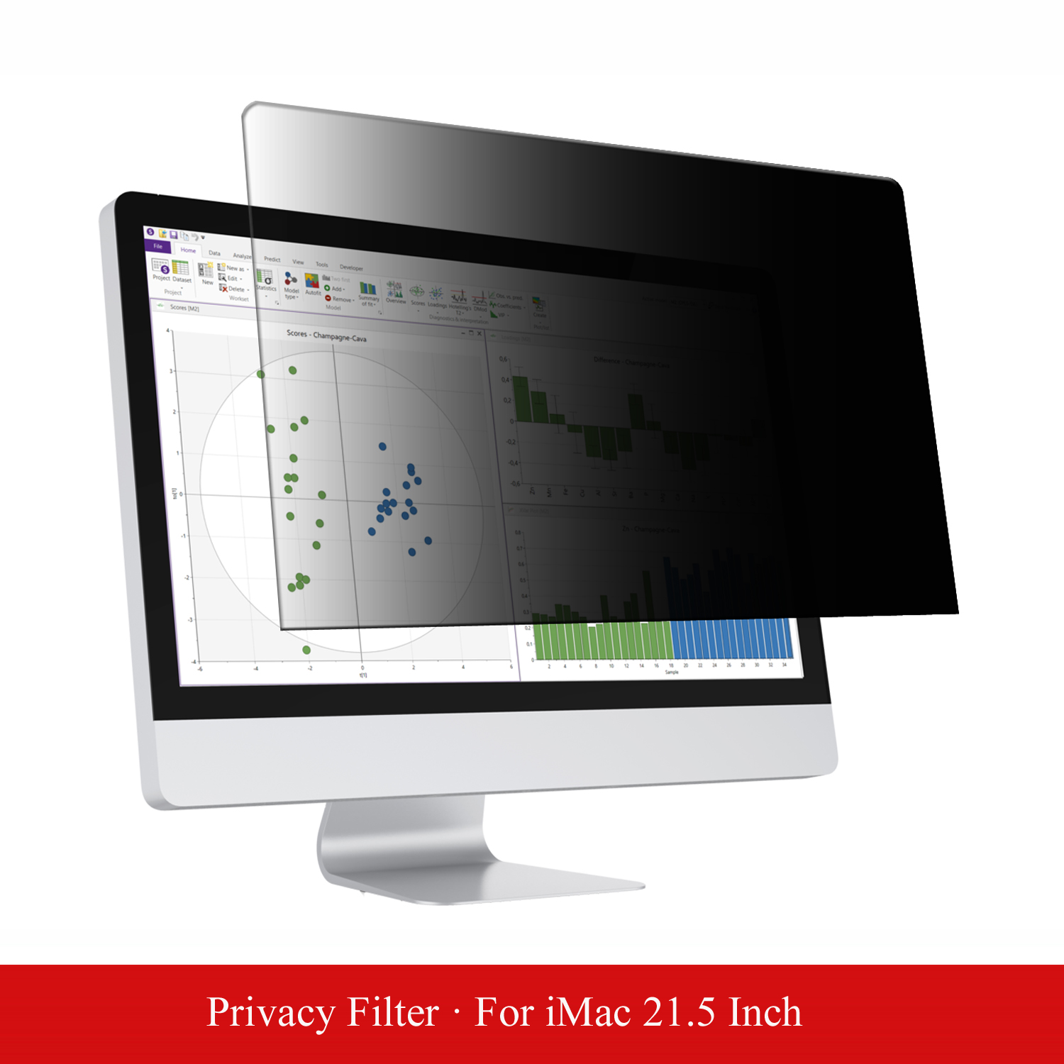 Monitor Privacy Filter - Apple imac 21.5デスクトップモニター用21.5インチアンチグレアコンピュータープライバシーフィルタースクリーンプロテクターフィルム