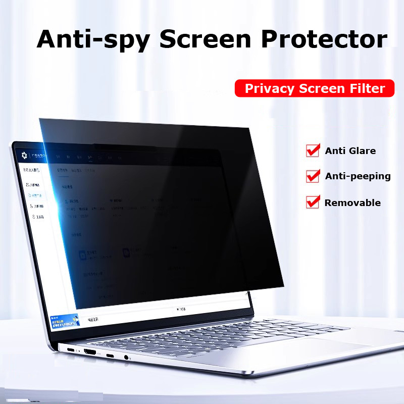 Monitor Privacy Filter - プライバシースクリーンプロテクター 13 14 15.6 インチラップトッププライバシースクリーンプロテクターコンピュータモニターアンチスパイフィルター 16:9