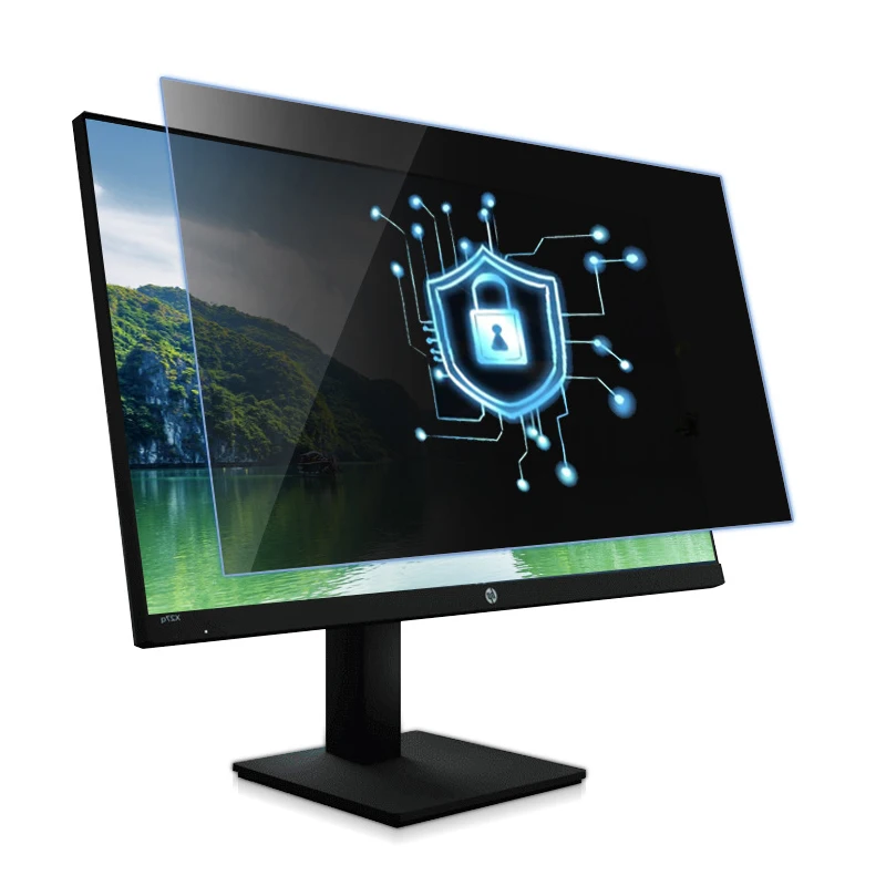 Monitor Privacy Filter - プライバシーフィルター付きの大型プライバシー保護フィルム,モダンなプレーン保護フィルム,18.5,19 20 21.5 22