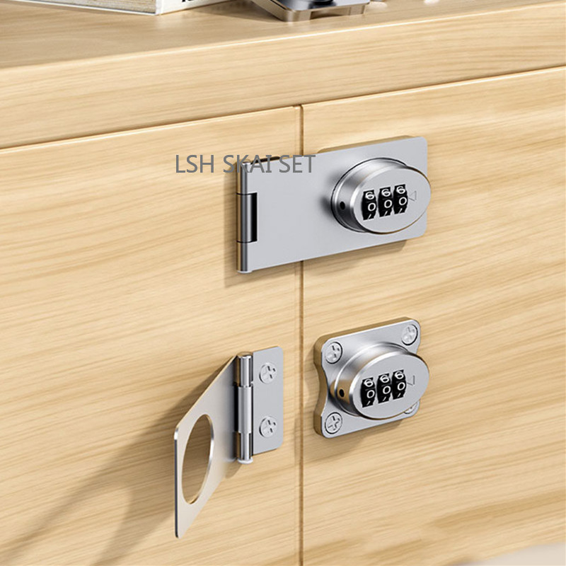 1PC 屋内安全パスワードロック屋内引き出しロックオフィスフ - Office Furniture Hardware のレビューと価格