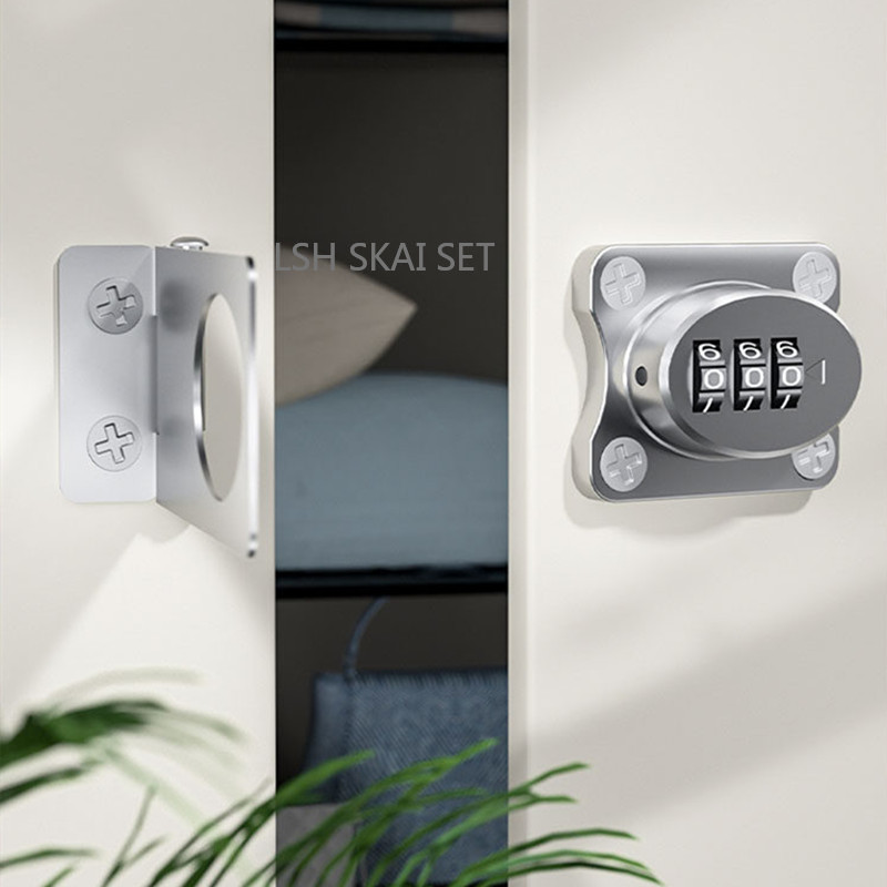 1PC 屋内安全パスワードロック屋内引き出しロックオフィスフ - Office Furniture Hardware のレビューと価格