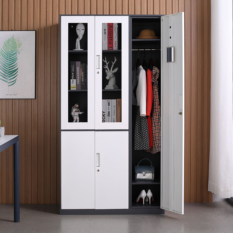 工場用メタルスタッフワードローブ吊り下げ式衣類収納ロッカーキ - Locker Storage Metal のレビューと価格