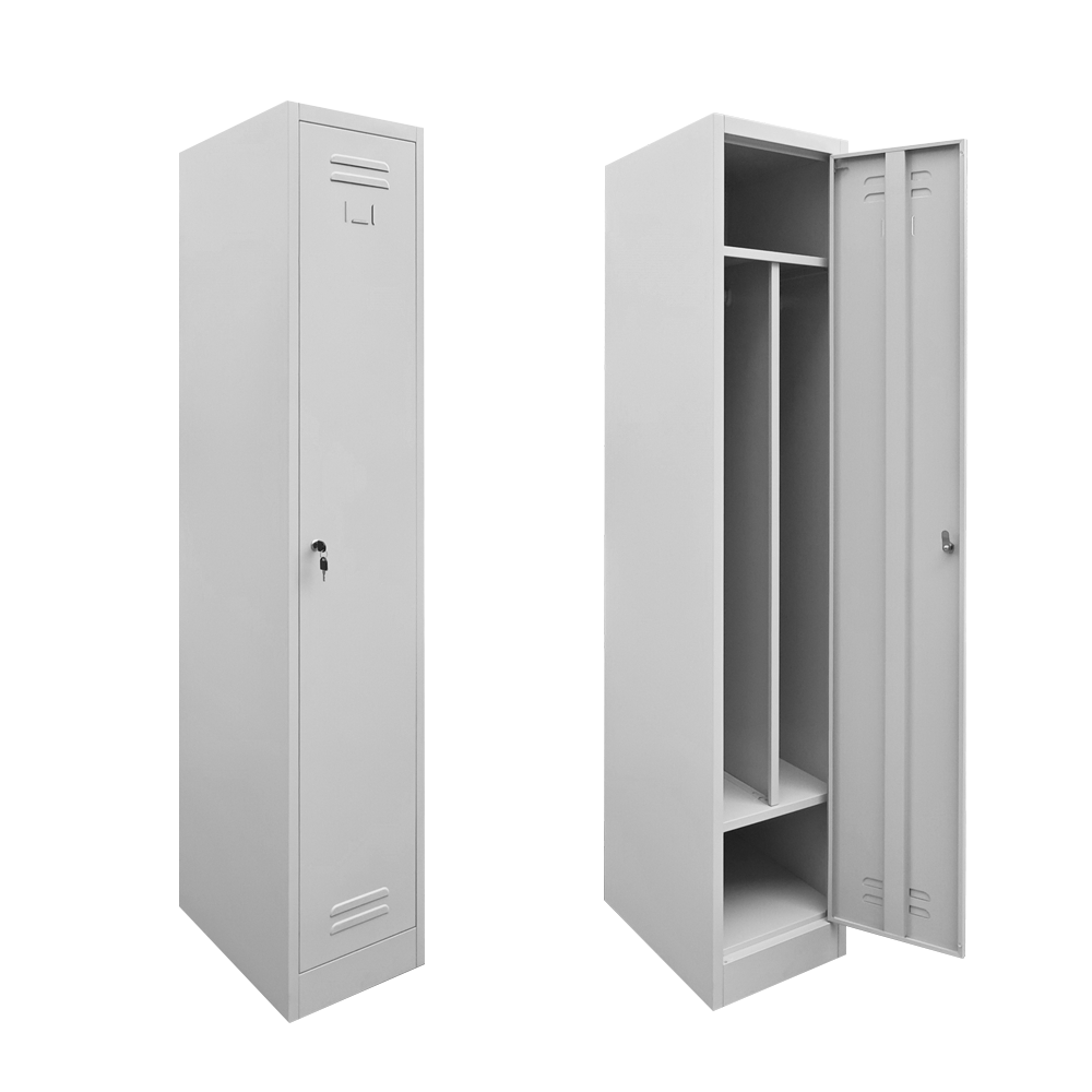 金属製シングルドアスチール収納ロッカー、更衣室/ジム/学校向 - Locker Storage Metal のレビューと価格