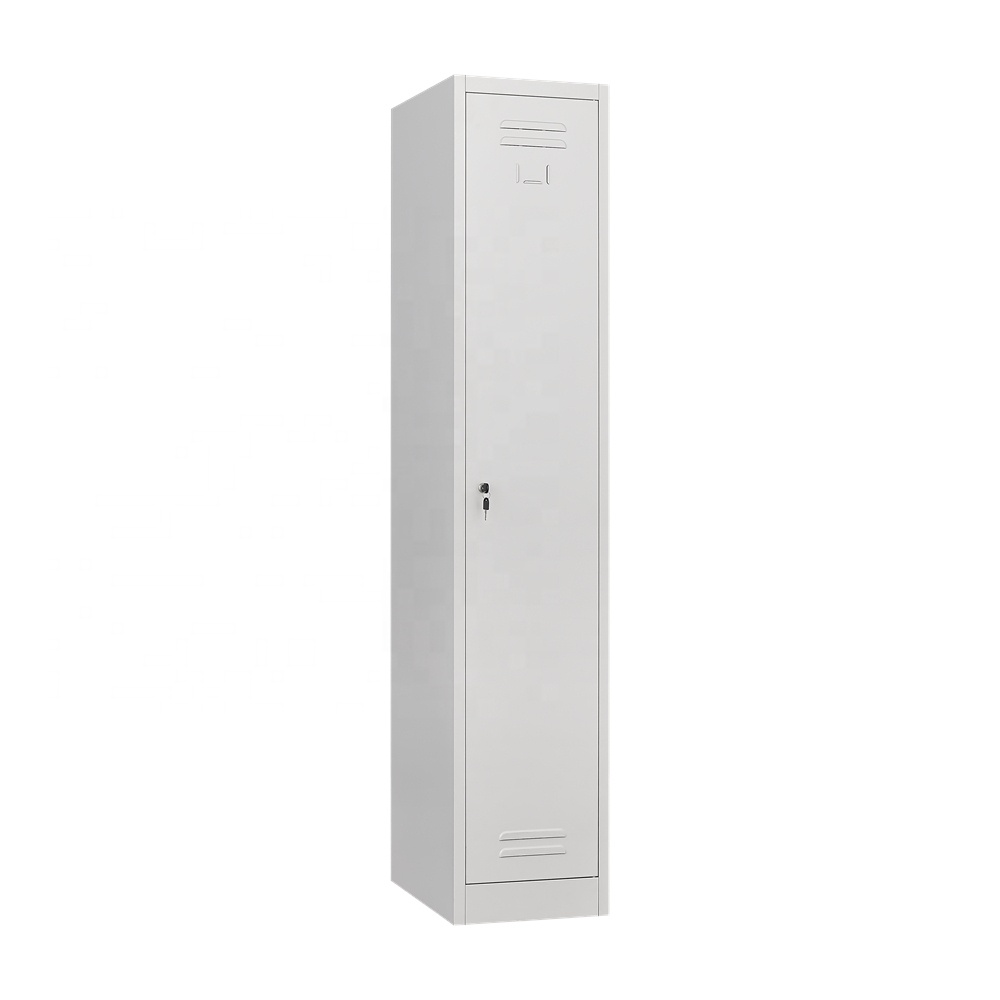 金属製シングルドアスチール収納ロッカー、更衣室/ジム/学校向 - Locker Storage Metal のレビューと価格