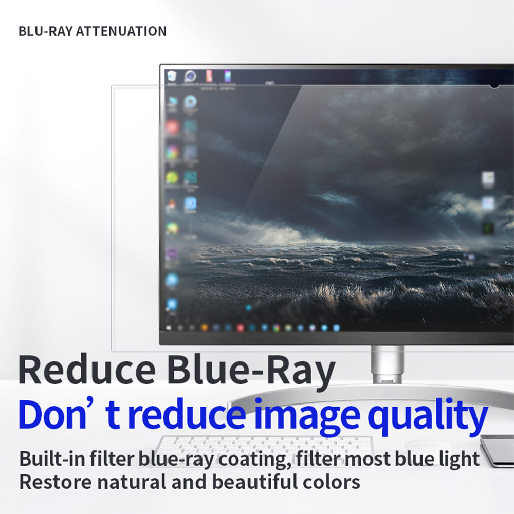 llano アンチブルーライトスクリーンフィルム 反射防止ア - Monitor Privacy Filter のレビューと価格