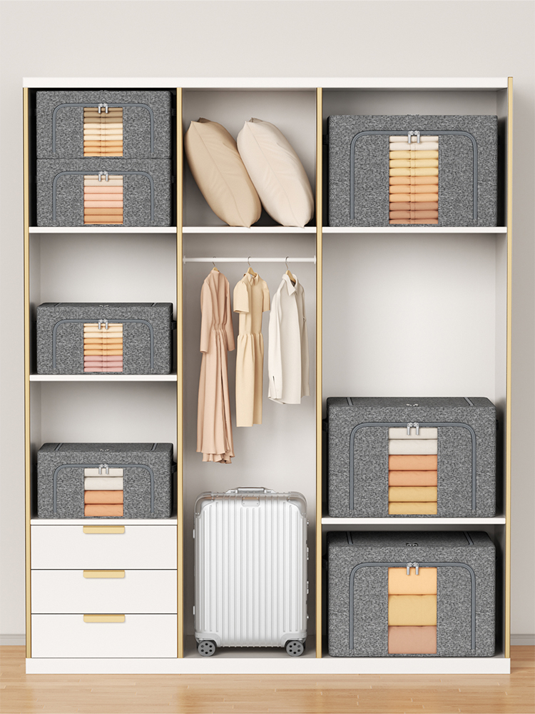 折りたたみ式セーターパンツオーガナイザー、衣類用ダストボック - Locker Storage Metal のレビューと価格
