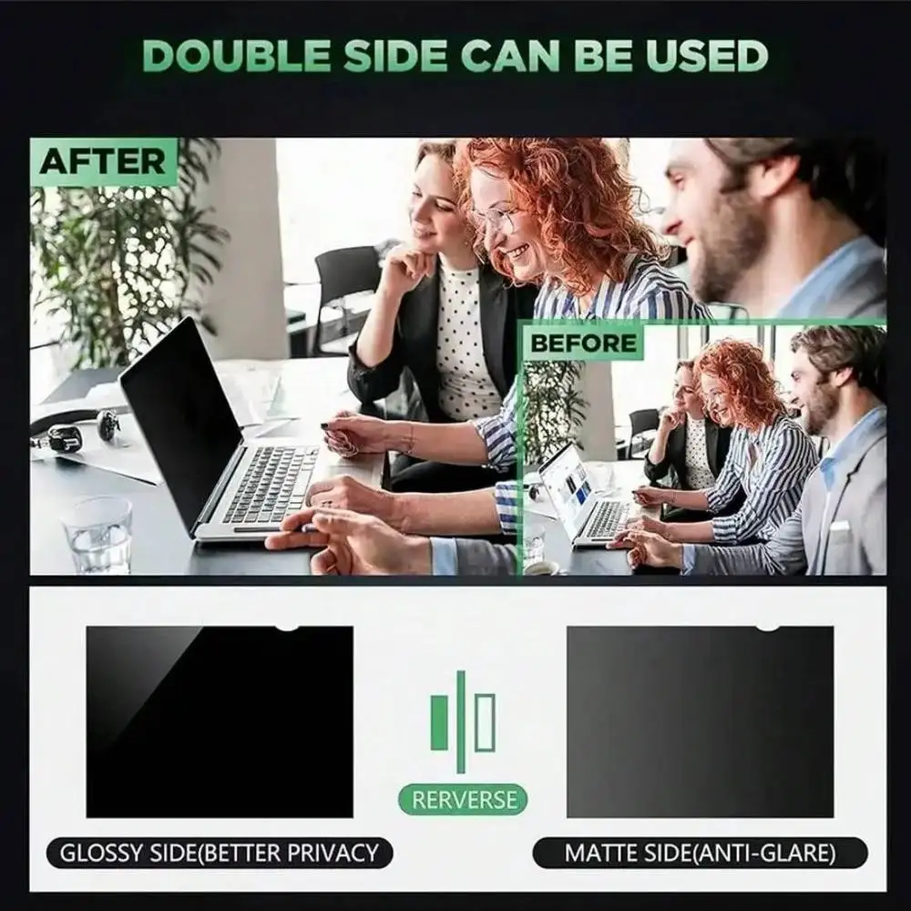 ノートパソコンモニター プライバシー保護フィルム のぞき見防 - Monitor Privacy Filter のレビューと価格