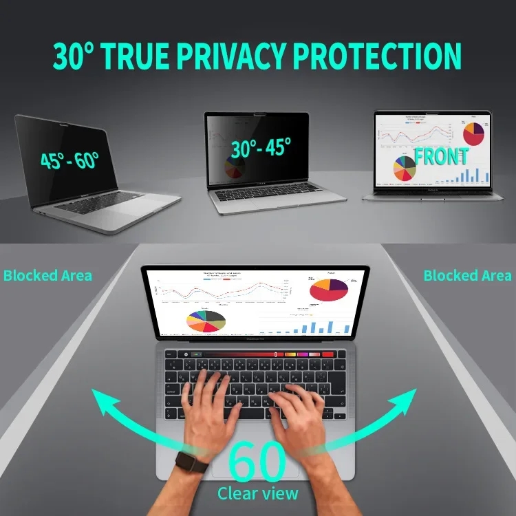 アンチスパイプライバシーフィルムラップトップ用 14 15. - Monitor Privacy Filter のレビューと価格