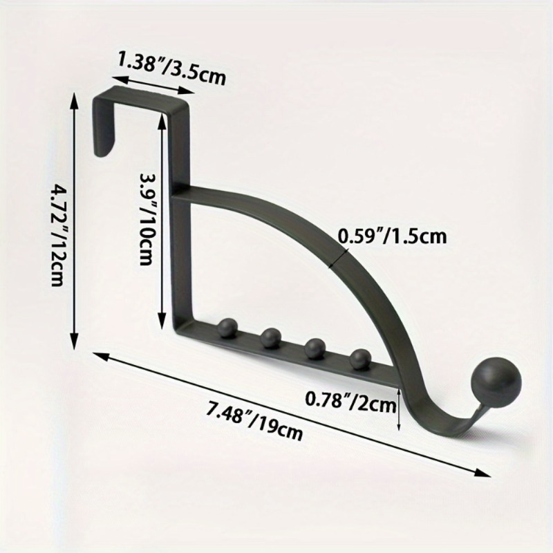 1PC Door Rear Hook Clothes Coa - Locker Storage Metal のレビューと価格