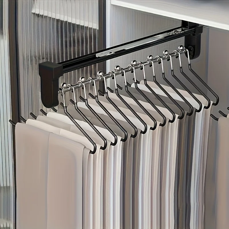 1pc 引き出し衣類収納ロッド調節可能な折りたたみ金属吊り下 - Locker Storage Metal のレビューと価格